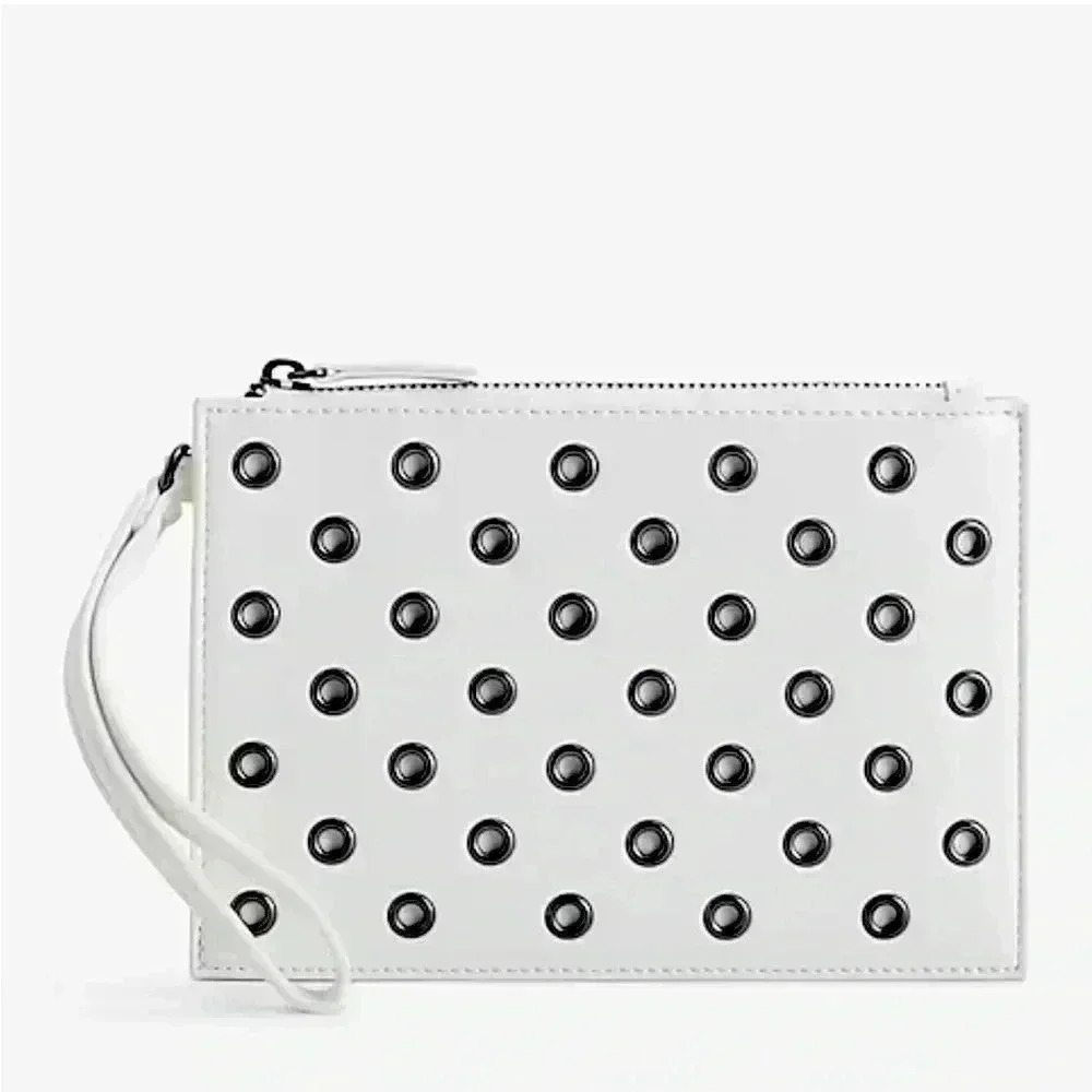 Express Grommet Embellished Wristlet Pouch